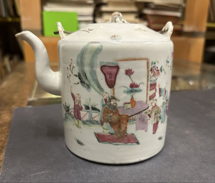 Ancienne Théière Avec Décalcomanie Meyercord 874-B, Vintage, Collection