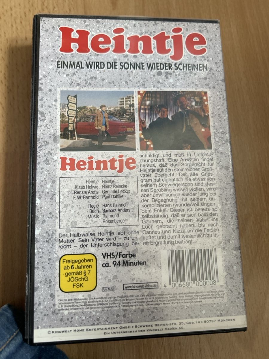 Alle VHS: Heintje - Einmal wird die Sonne wieder scheinen VHS – Gebraucht aus Herbetswil von rotekatze84 1