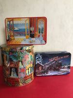 Blechdose Blechdosen LÄCKERLI-HUUS Vintage Guetzlidose 3 Stk
