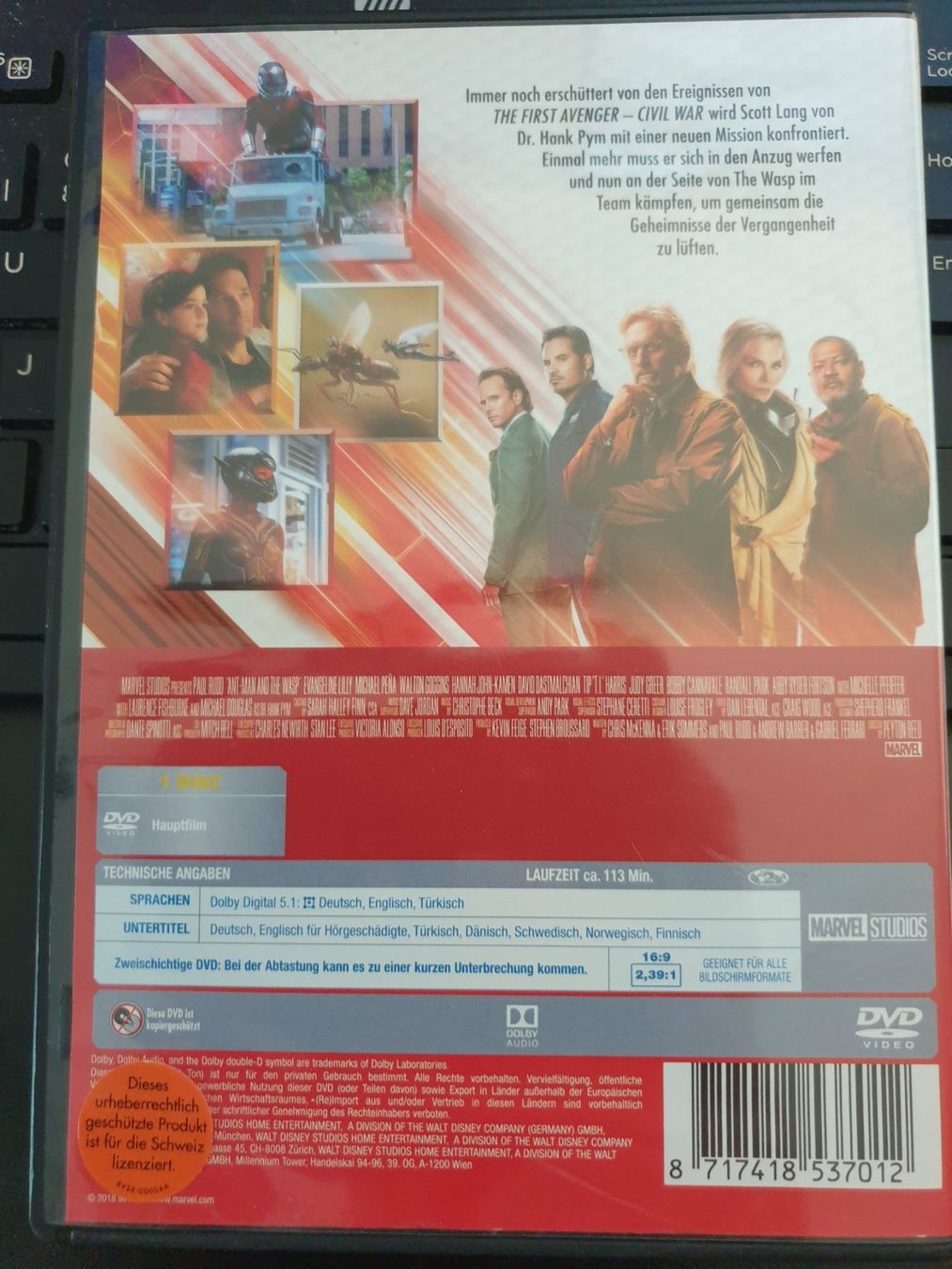 Tutti i DVDs: Ant-Man and the Wasp DVD – Nuovo (secondo la descrizione) da Zollikofen venduto da wir_verkaufen 1