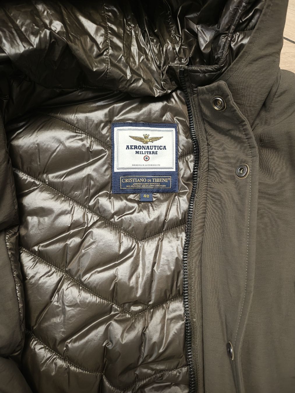 Cappotti: wunderschöner Aeronautica Winterparka warm – Usato da Goldach venduto da ofertaplus 3