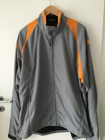 HERREN SPORTJACKE ODLO GR. XXL GRAU/ORANGE