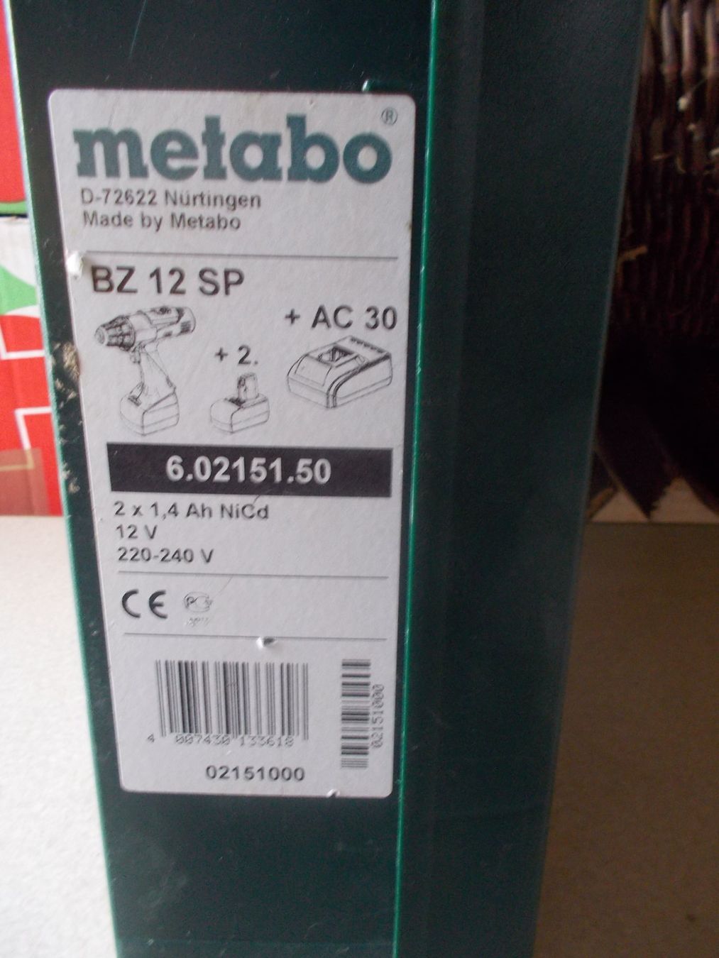 Metabo Trapani: Akku-Bohrmaschine – Usato da Weinfelden venduto da Simalaia 2