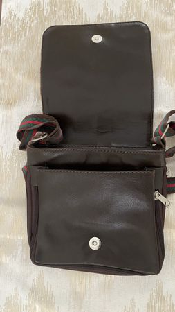 Gucci Umhaengetasche Monogramm Braun Schwarz Rot Blau Super