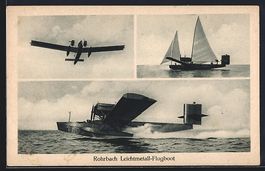 Rohrbach Leichtmetall-Flugboot beim Star