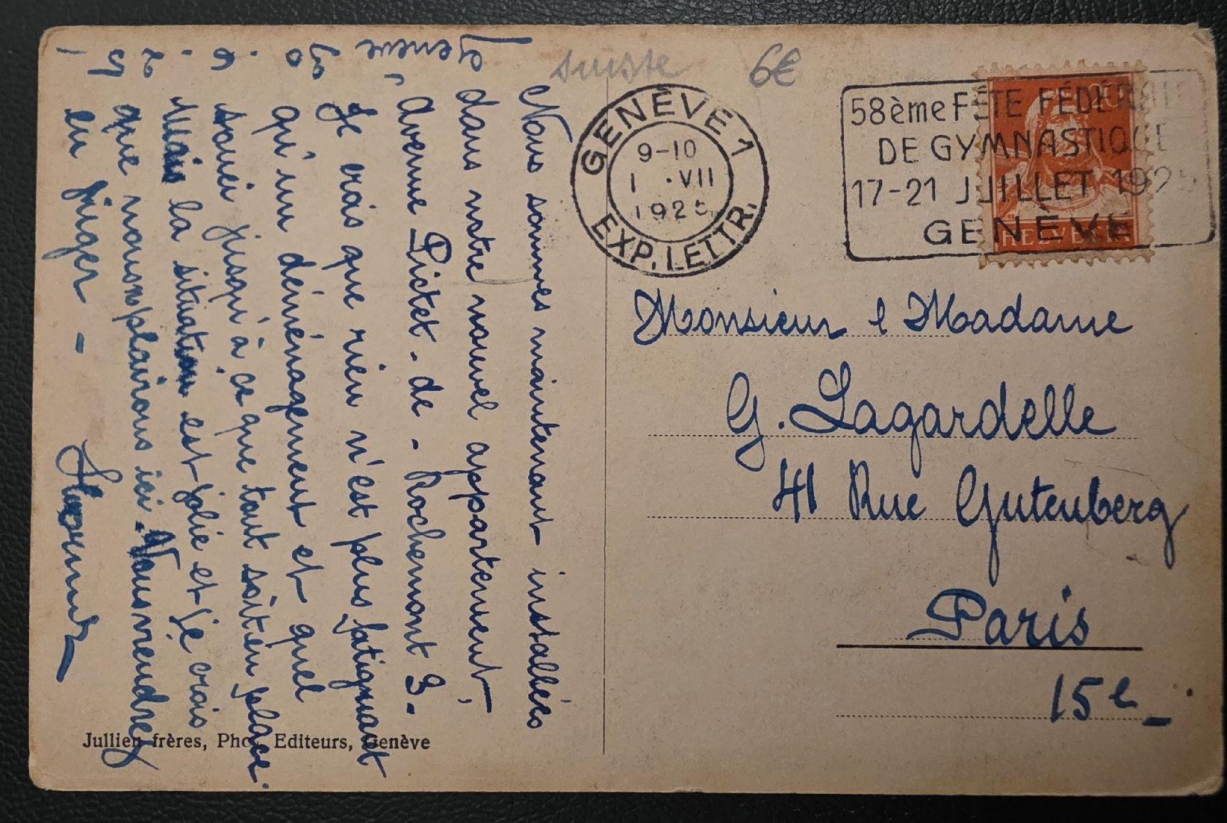 Cartes postales: Ansichtskarte Geneve  – D'occasion à Bern par Kocholo 1