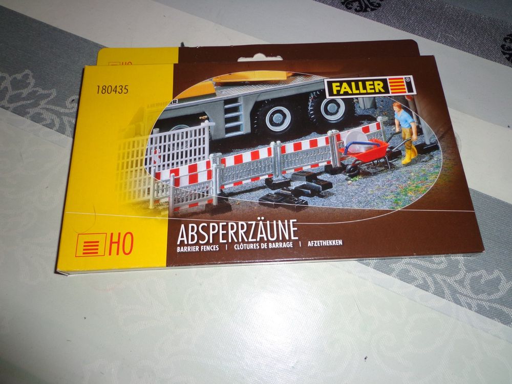 Modellbahn HO Faller 180435 Absperrzäune (Neu und originalverpackt) in ...