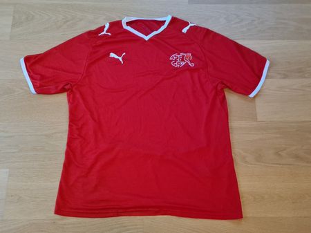 Vintage PUMA Fussball Nati Trikot Schweiz 2007 bis 2009
