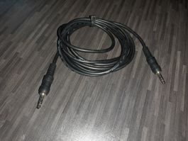Mini Jack 3.5mm  Stereo Kabel Schwarz