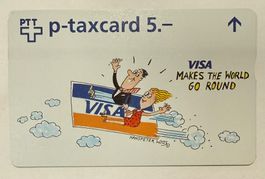 PTT p-taxcard - VISA - Makes the world go round