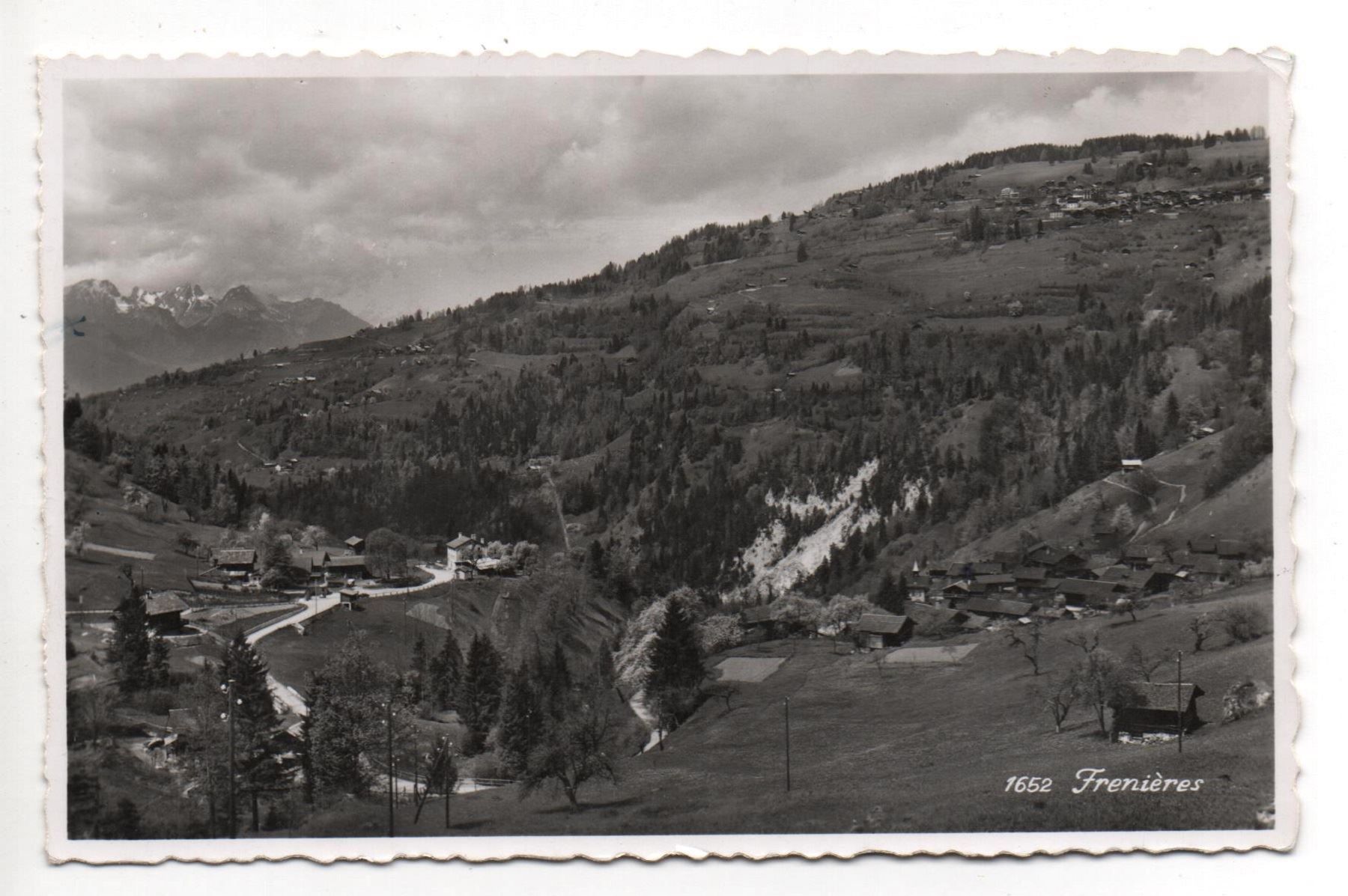 Cartoline postali: FRENIÈRES sur Bex – Usato da Jona venduto da philajona