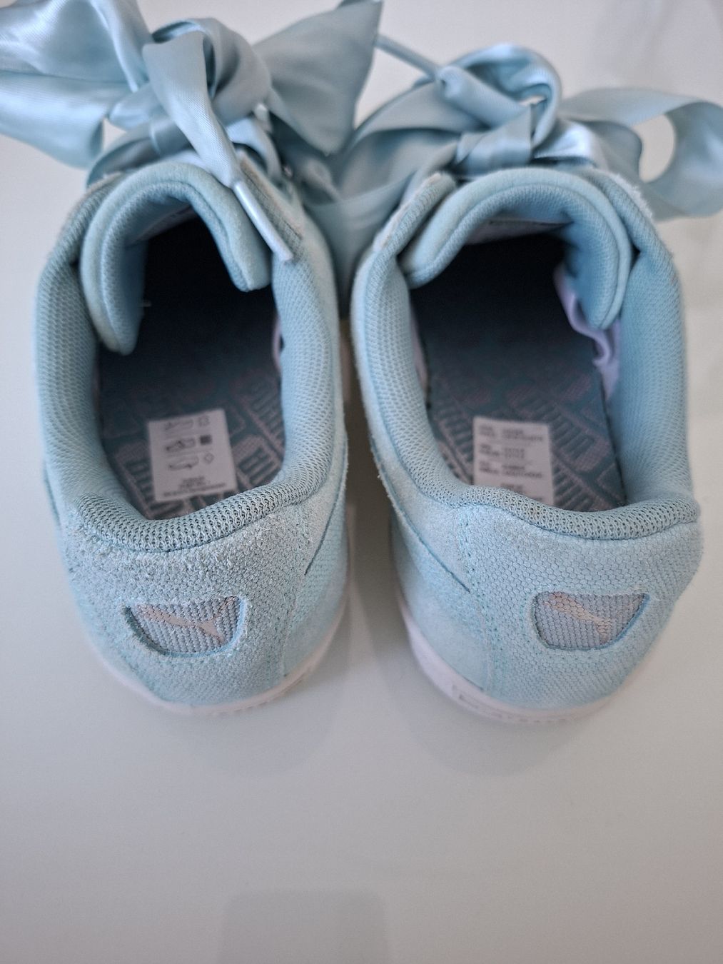 Puma Scarpe da donna: Puma Suède, édition spéciale ruban, turquoise, comme neuf! – Usato da Renens VD venduto da ser_j2fn 3