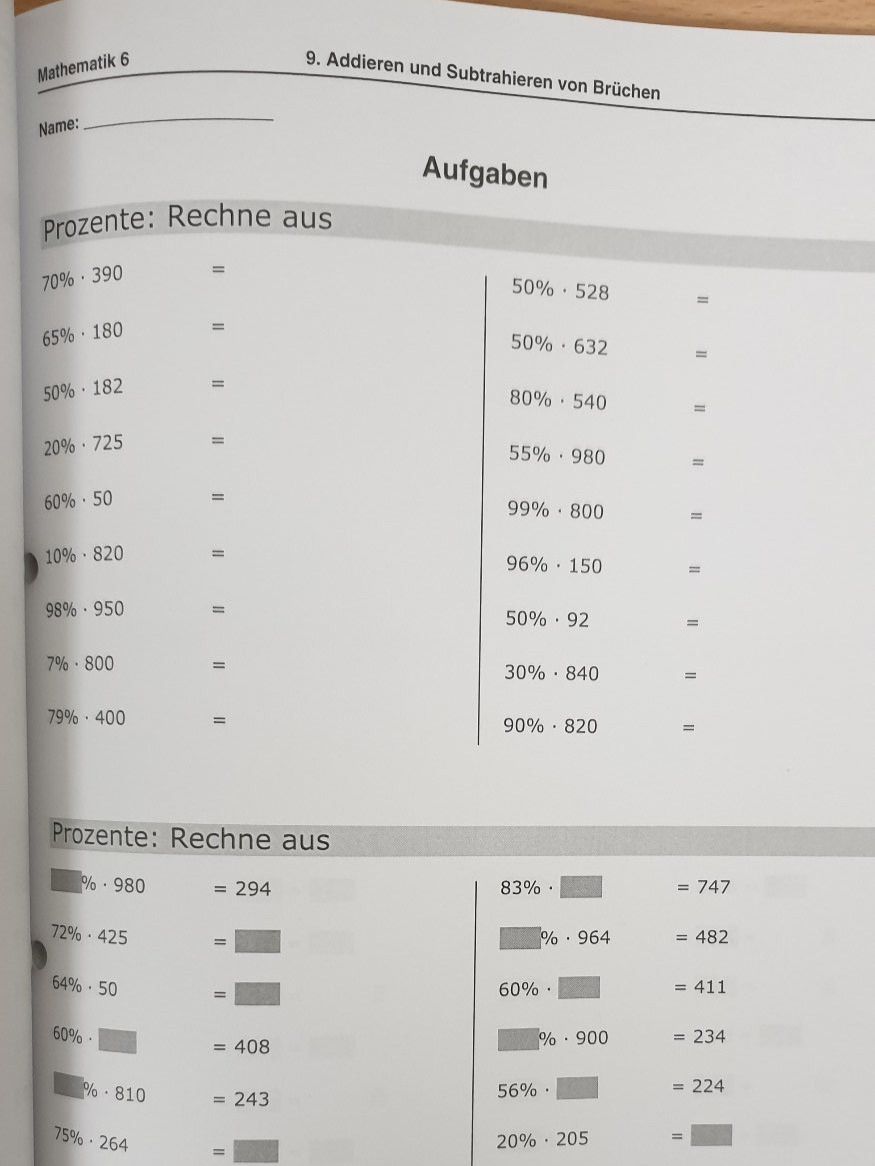 Libri: Buch zum Rechnen üben - Mathematik – Nuovo e nell'imballaggio originale da Volketswil venduto da jul_hwb8 1