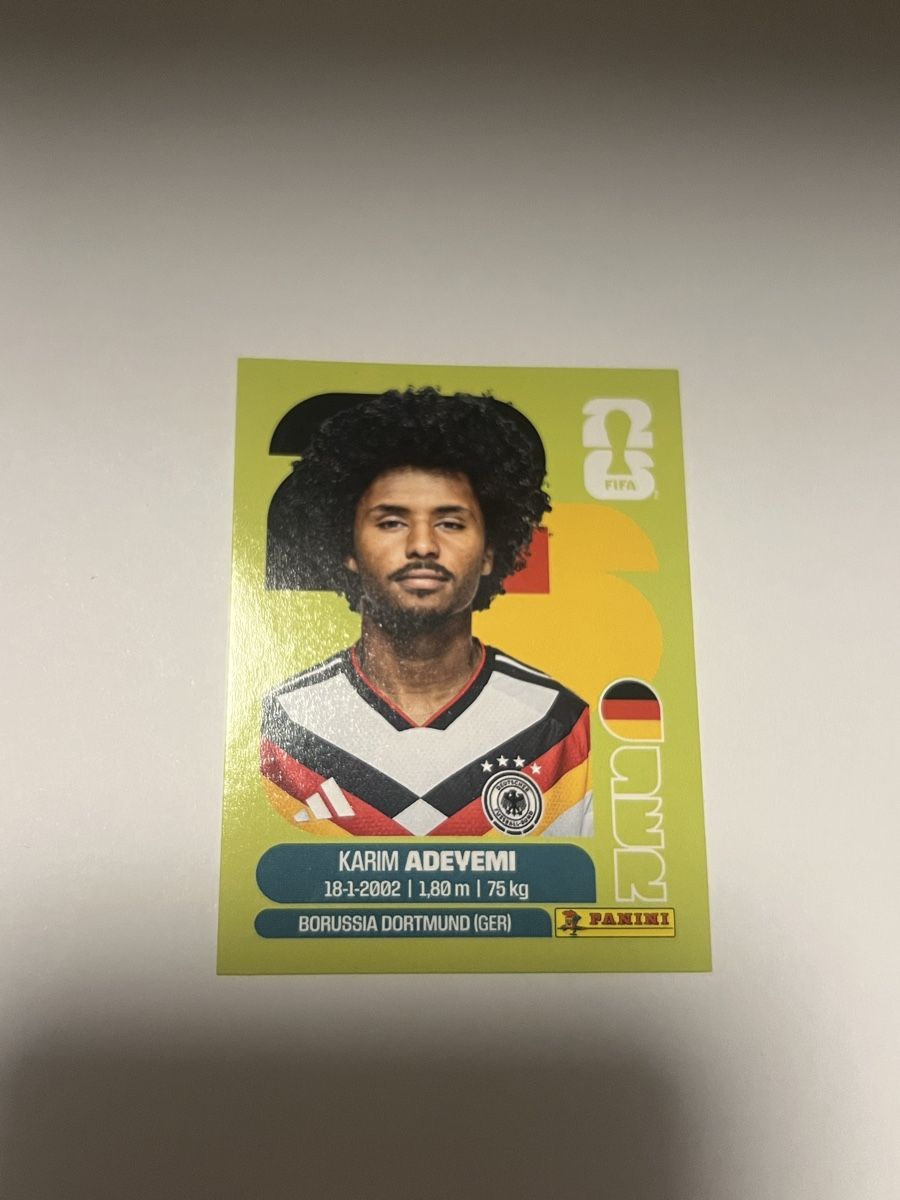 Panini Carte collezionabili: Panini WM 2026 Karim Adeyemi GER 19 – Nuovo (secondo la descrizione) da Basel venduto da niki7v