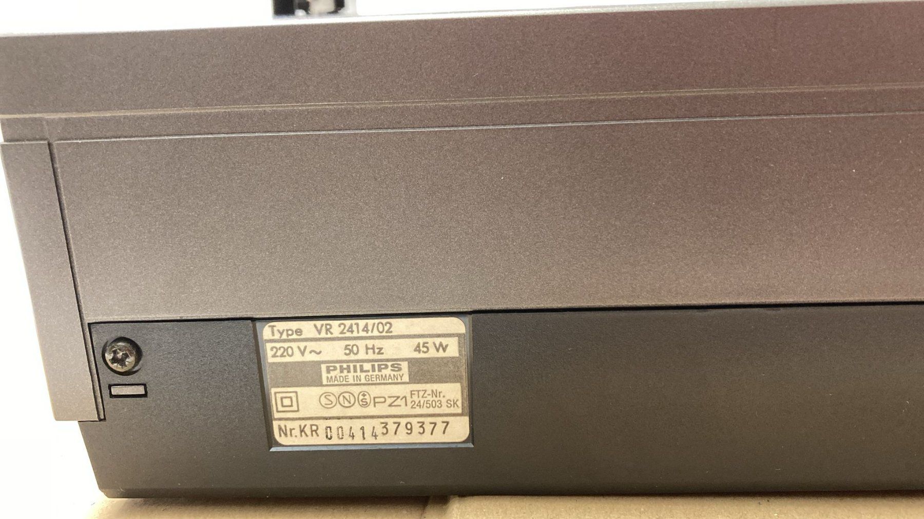 Philips Registratori: Philips Video 2000 Videorecorder. – Difettoso da Dietikon venduto da Rima57 7