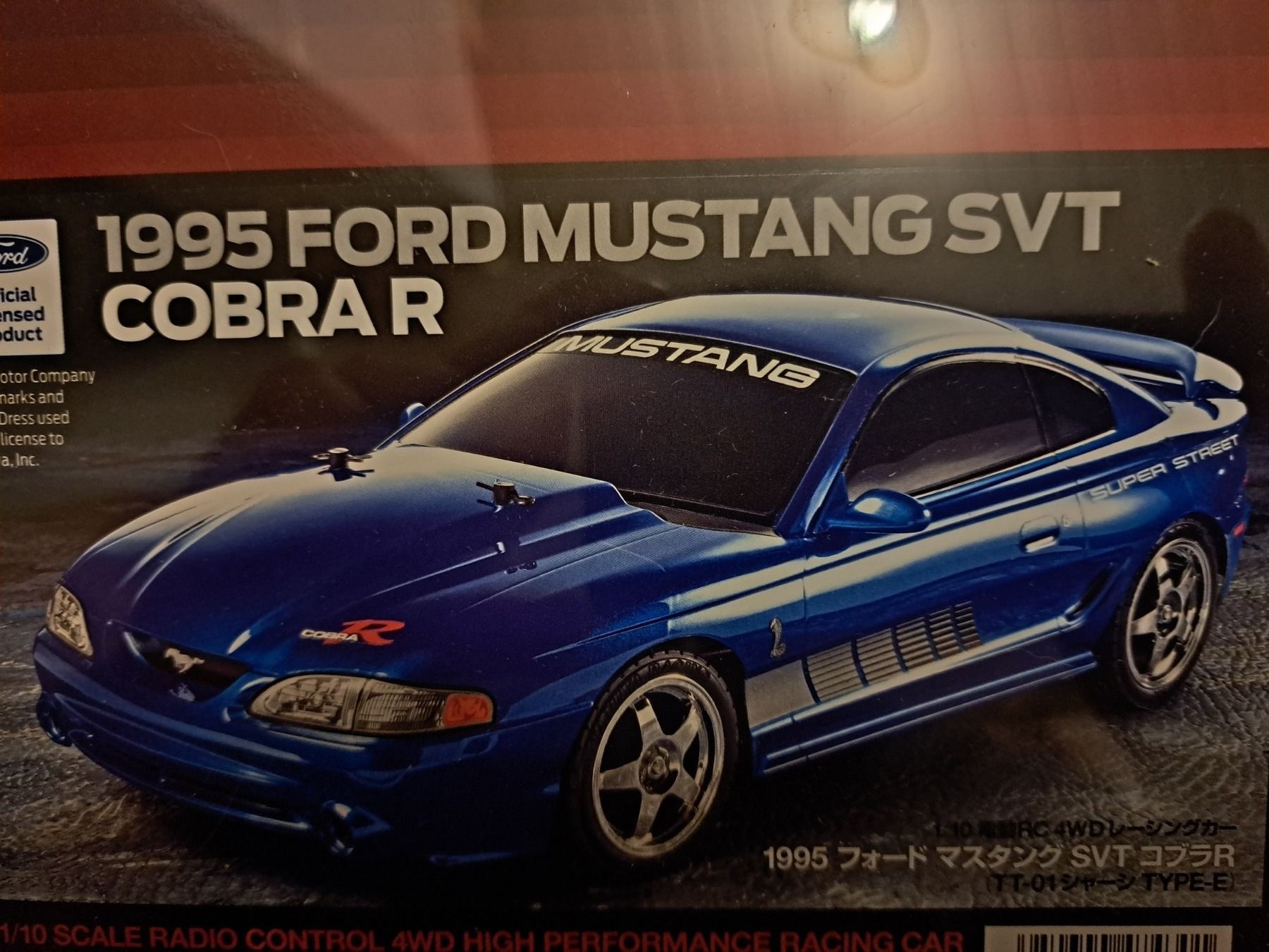 Tamiya Modellismo RC: Tamiya Ford TT-01 Type e Mustang SVT Cobra R – Nuovo e nell'imballaggio originale da Au (SG) venduto da mavi4114