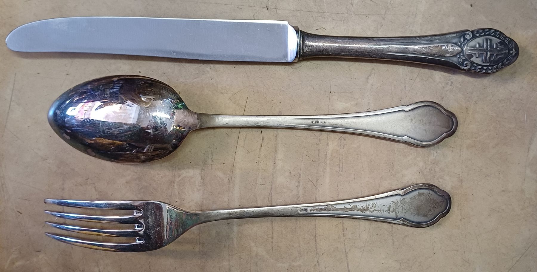 Couverts: Peka Besteck set versilbert 24 teilig – D'occasion à Merenschwand par Brockinell 3