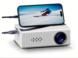 Mini HD Tragbarer Projektor F1 1080P Smart Video Projektor