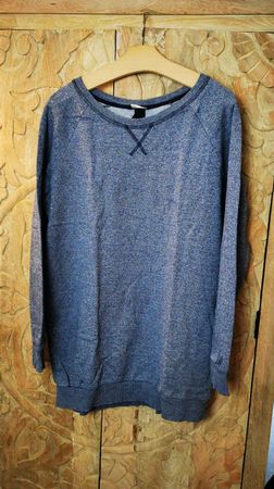 H&M Basics Pullover Sweater blue - M