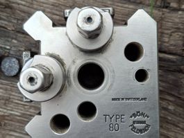 Schnellwechsel- Halter mit 6 Stahlhalter Typ 80, schön
