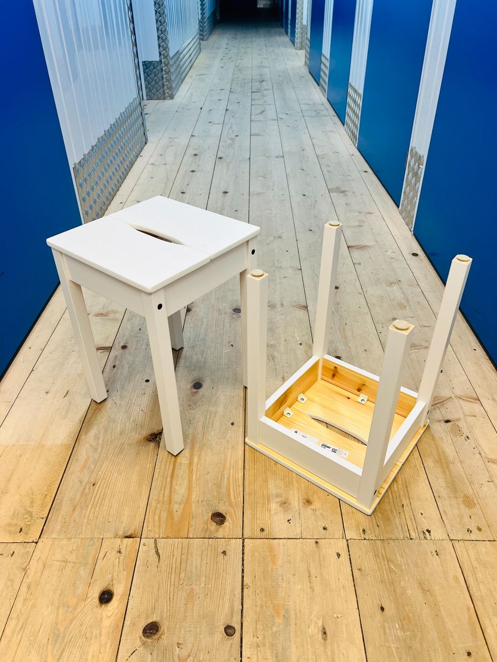 Ikea Sgabelli: 2x Tabourets blanc HAUGA de chez IKEA 🤍 – Usato da Charmey (Gruyère) venduto da Mr_Bazardage