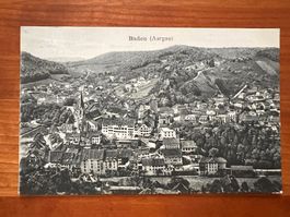 Postkarte Baden Stadt 1913  (P534)