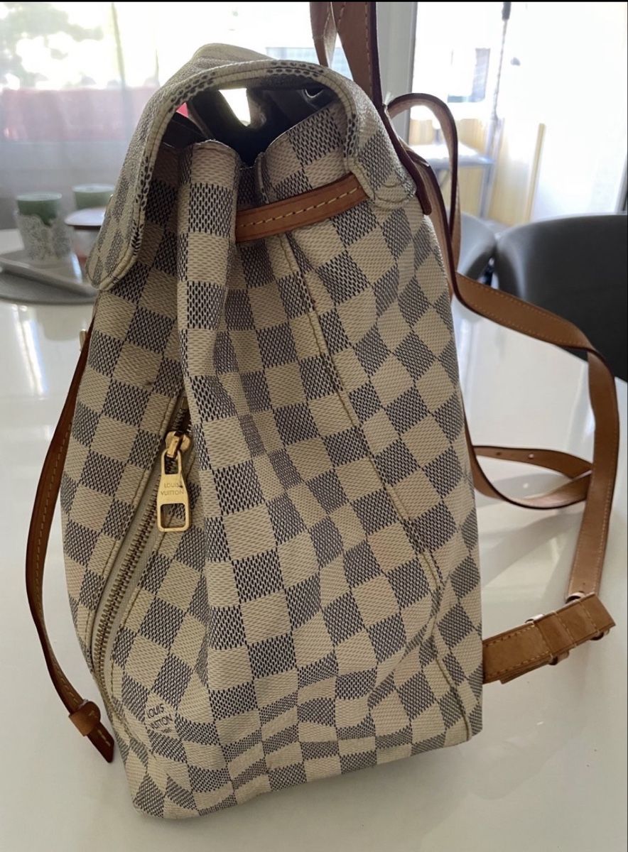 Zaini: Louis Vuitton Sperone Rucksack Damier Azur – Usato da Allschwil venduto da figurella5 4