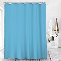 1.8X1.8m Duschvorhang Wannenvorhang Badewannenvorhang Blau