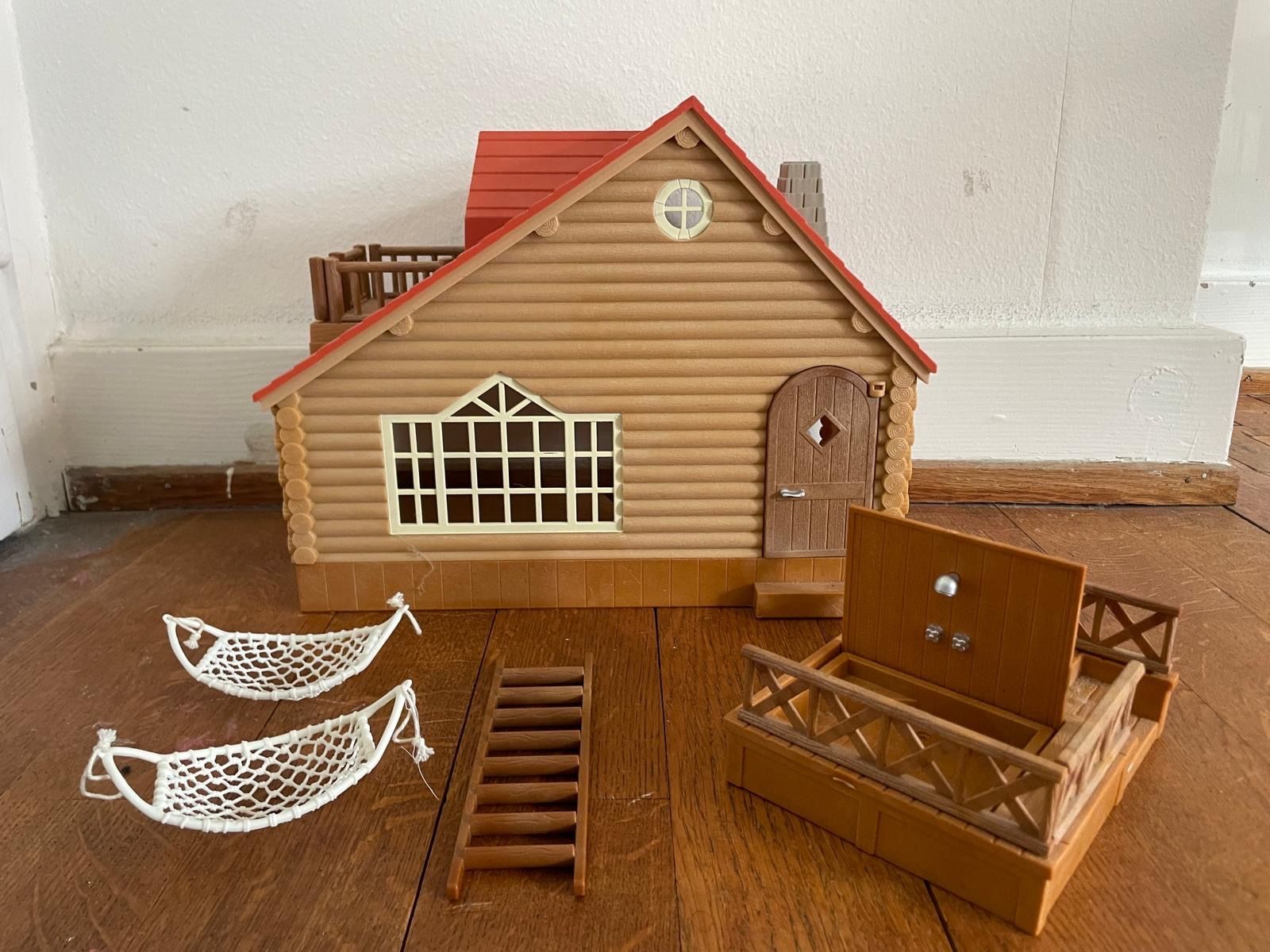 Sylvanian families Giocattoli: Sylvanian LOG CABIN – Usato da Hedingen venduto da Apriah