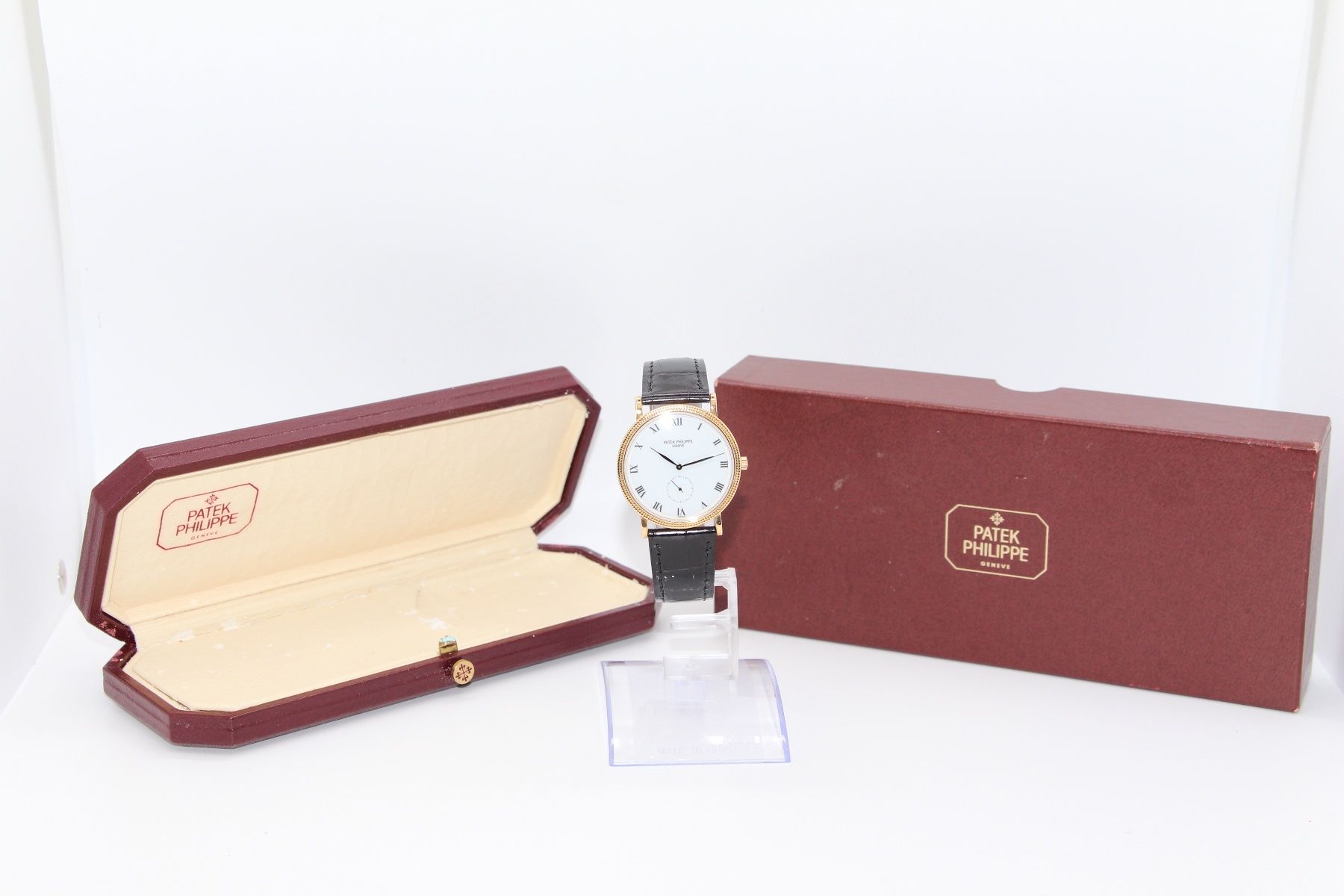 Patek Philippe Uhren: Patek Philippe Calatrava Gelbgold Ref. 3919J, Original Box – Gebraucht aus Zug von eMDi_Collection 8