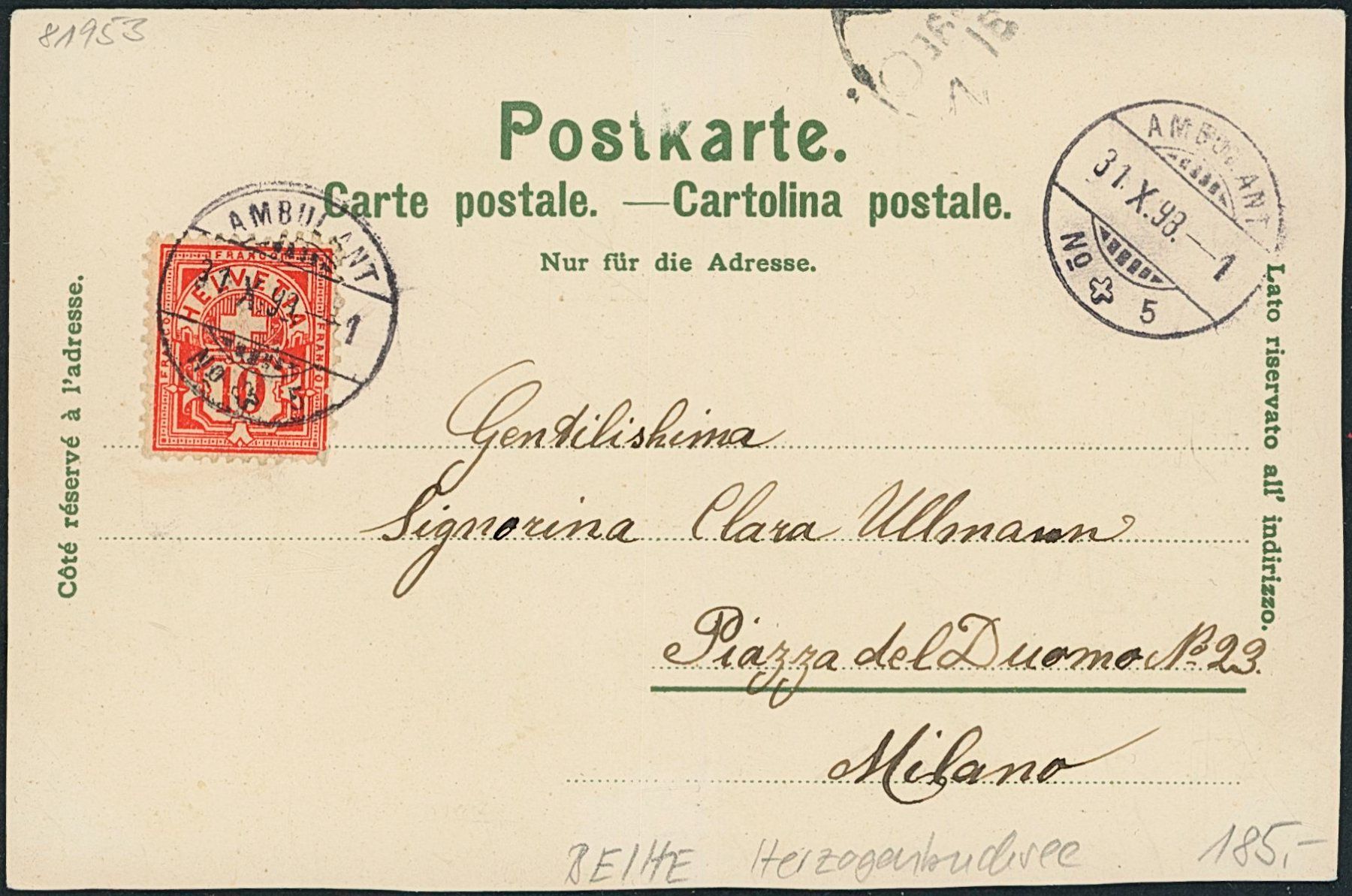 Cartes postales: BE Herzogenbuchsee - Litho – D'occasion à Schindellegi par masutka7 1