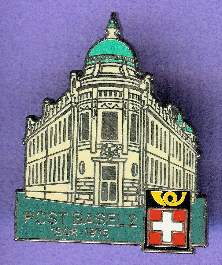 Plaketten & Abzeichen: PTT  POST BASEL 2  1908 - 1975 – Gebraucht aus Winterthur von Sammleroase