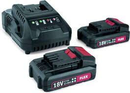 Flex P-Set 22 Q Ladegerät + 2xAkku 2,5Ah
