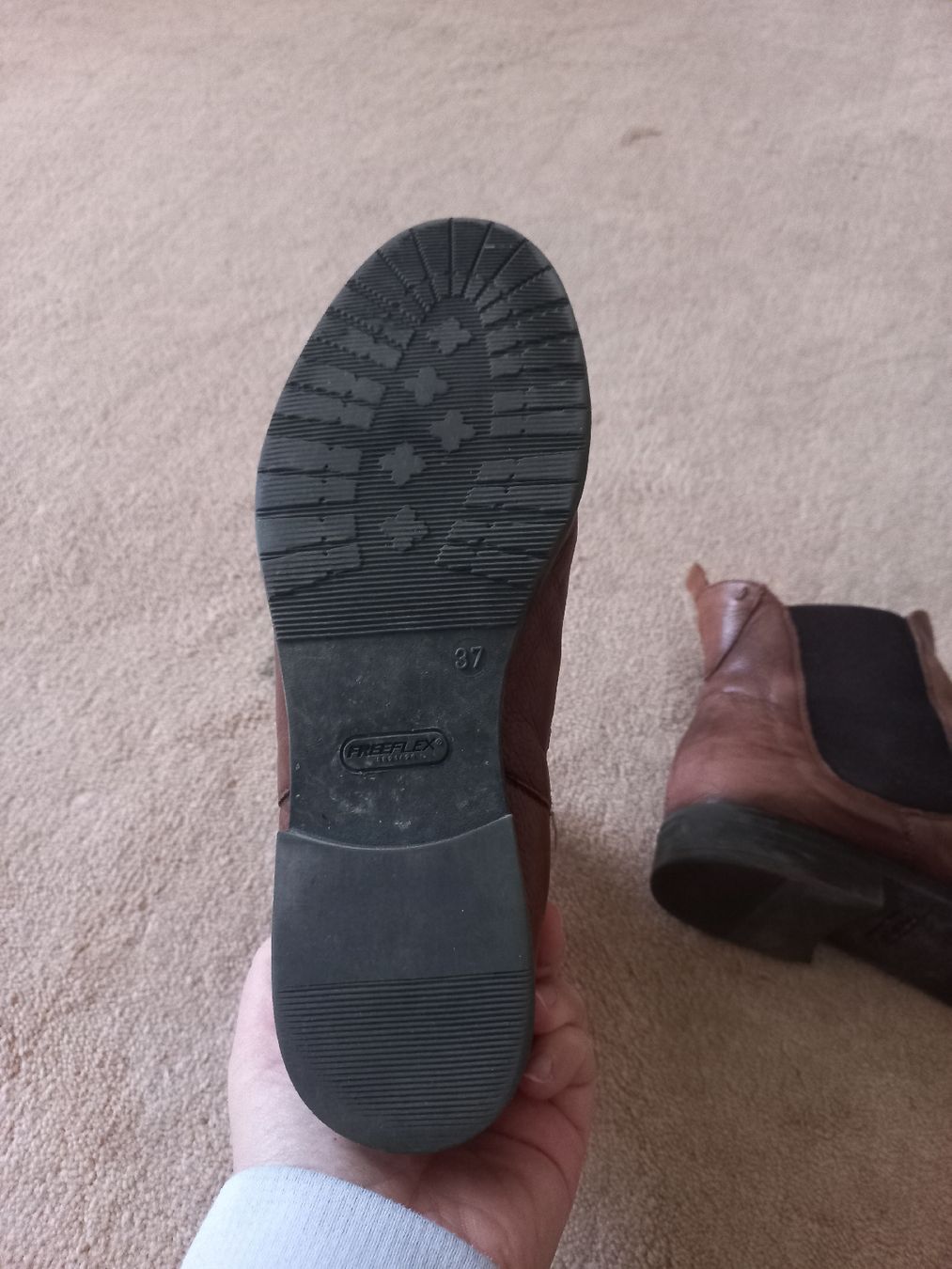 Scarpe da donna: Lederstiefel braun Gr. 37 – Usato da Maseltrangen venduto da pehatra 2