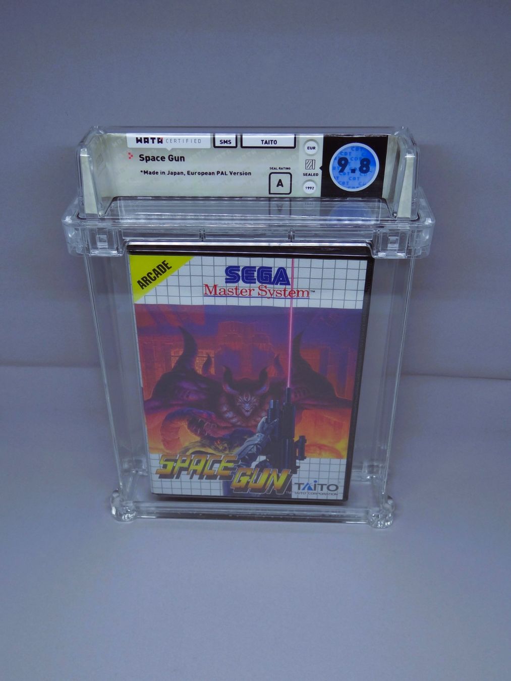 Sega Giochi: SPACE GUN MASTER SYSTEM WATA 9.8 – Nuovo e nell'imballaggio originale da Neuenkirch venduto da Armsy