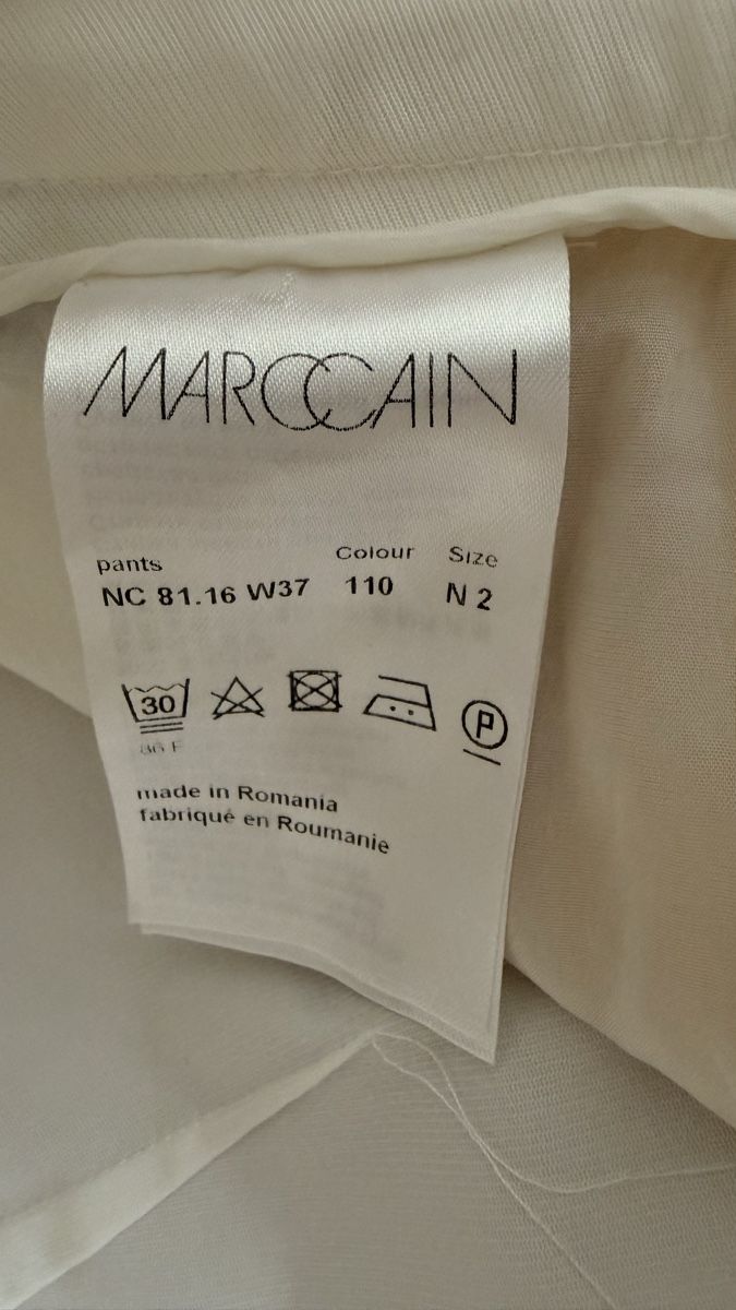 Marc Cain Lotti di vestiti: Marc Cain Weiße Hose Größe N2 – Usato da Zollikerberg venduto da MK-13 3