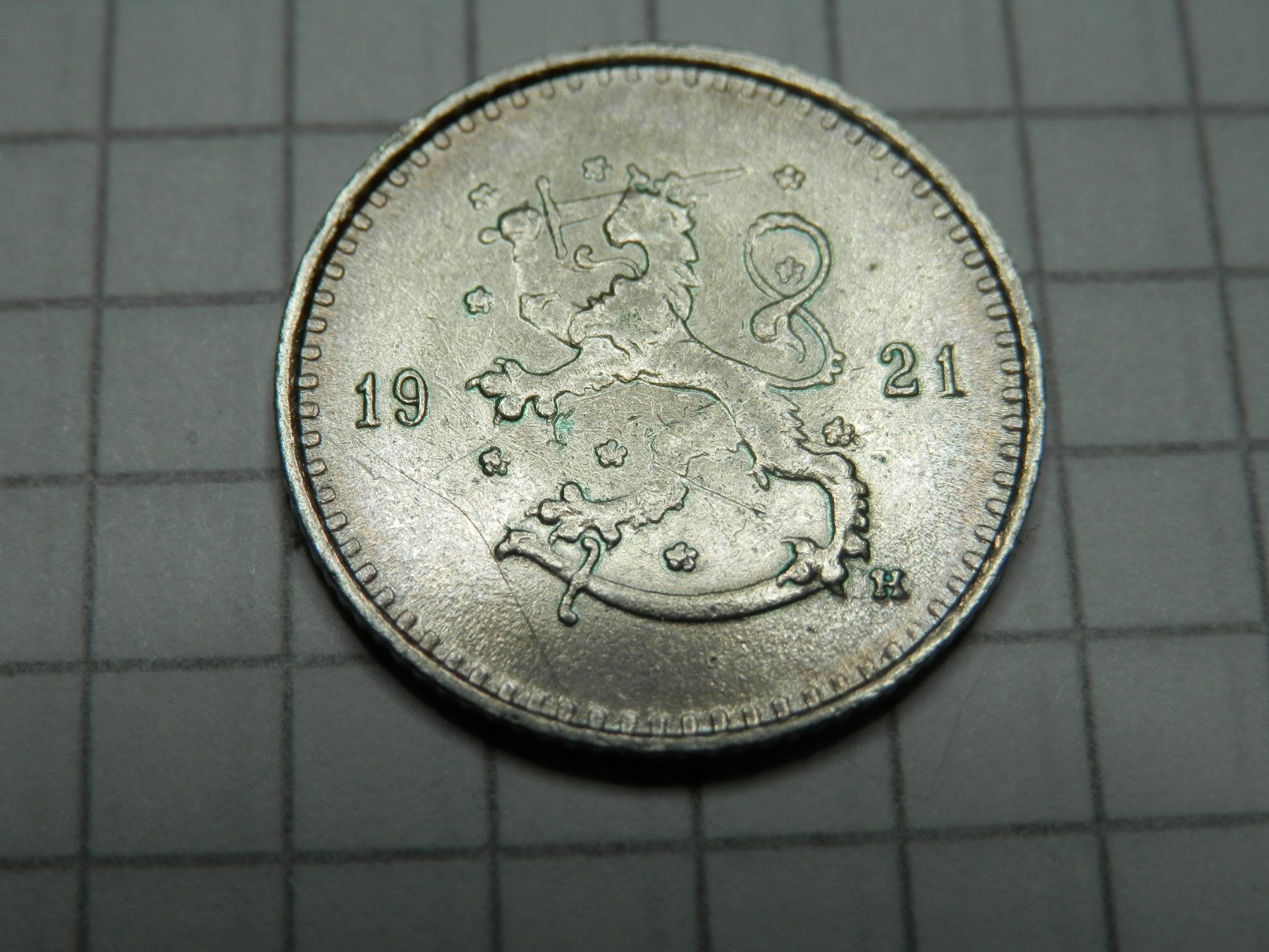 Tutti le monete: Finnland 25 Penny, 1921 – Usato da Weiach venduto da weiach81