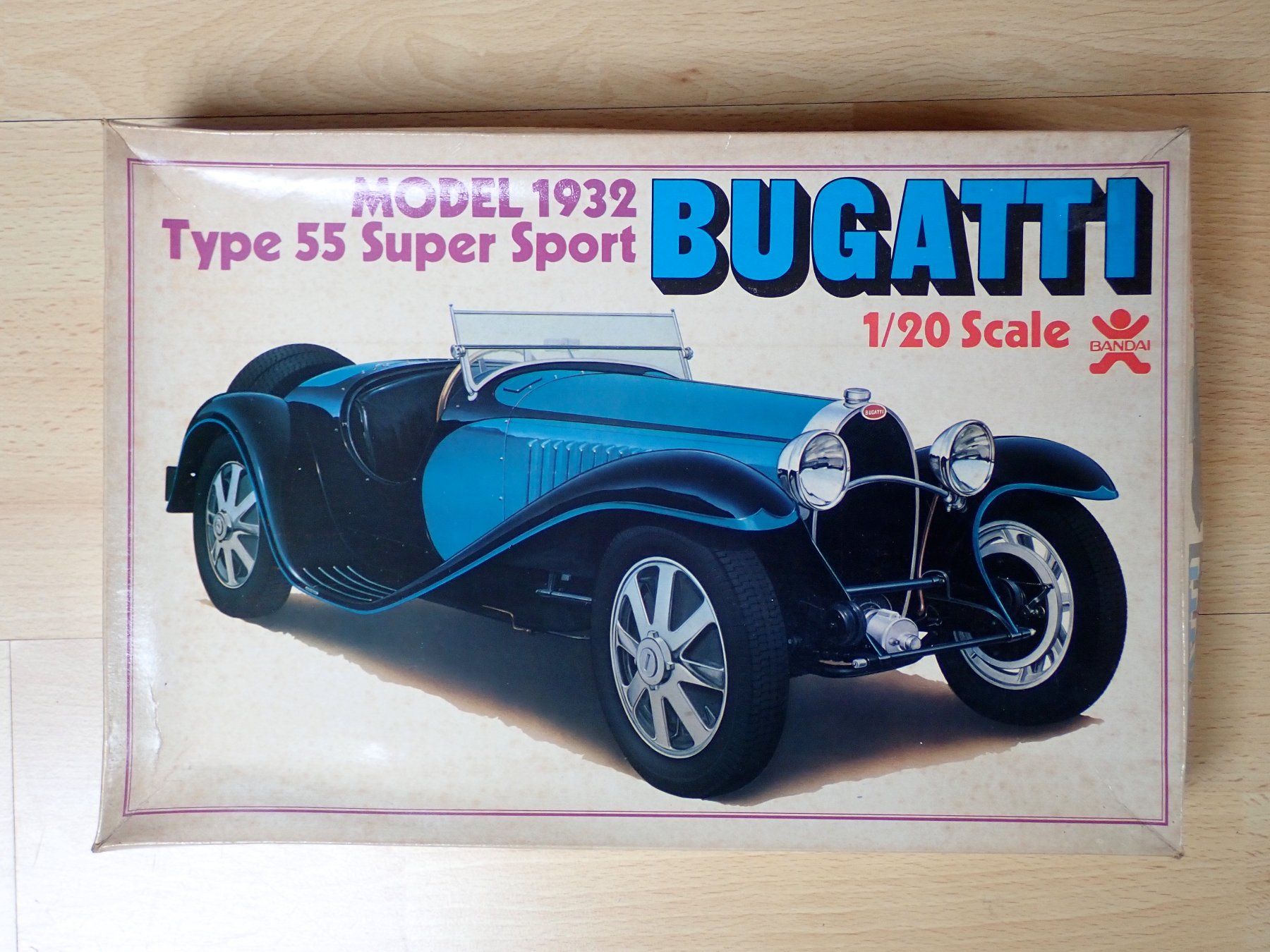 Bugatti Modellautos: Bugatti Type 55 Super Sport - Bandai 1/20 – Neu (gemäss Beschreibung) aus Winterthur von 602ccm