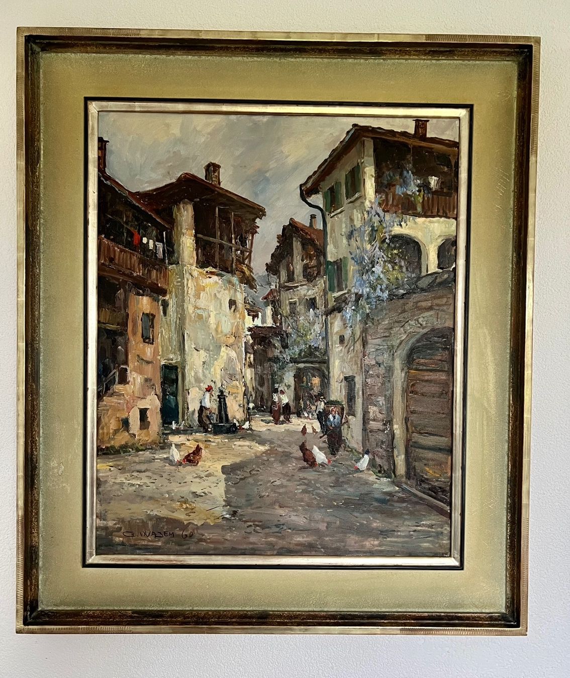 Gottlieb WASEM (1902-1969) Grosses Gemälde (Gebraucht) in Rutschwil für ...