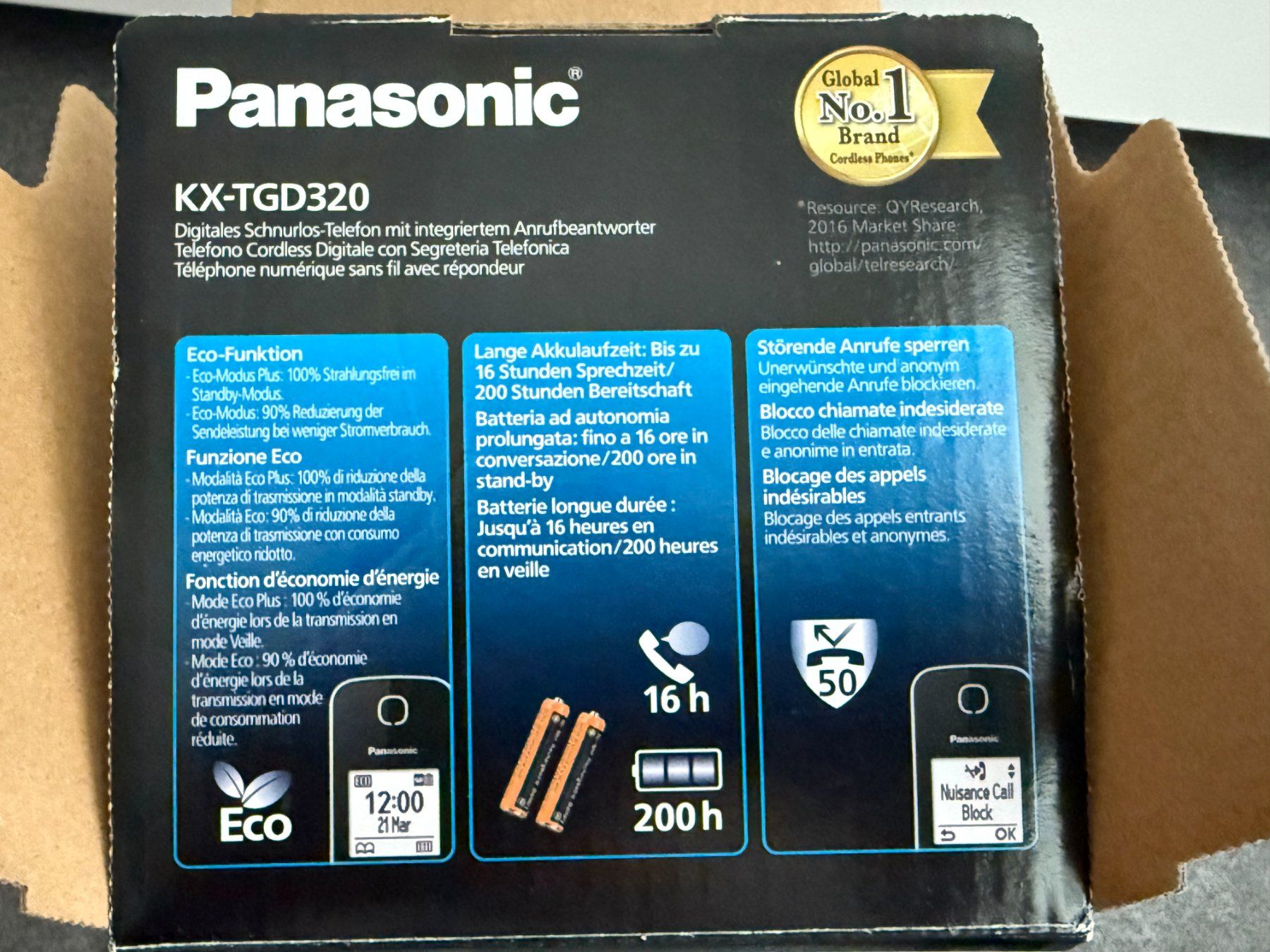 Panasonic Telefoni: Festnetz Telefon Panasonic KX-TGD320 – Usato da Männedorf venduto da mel_st6z 5