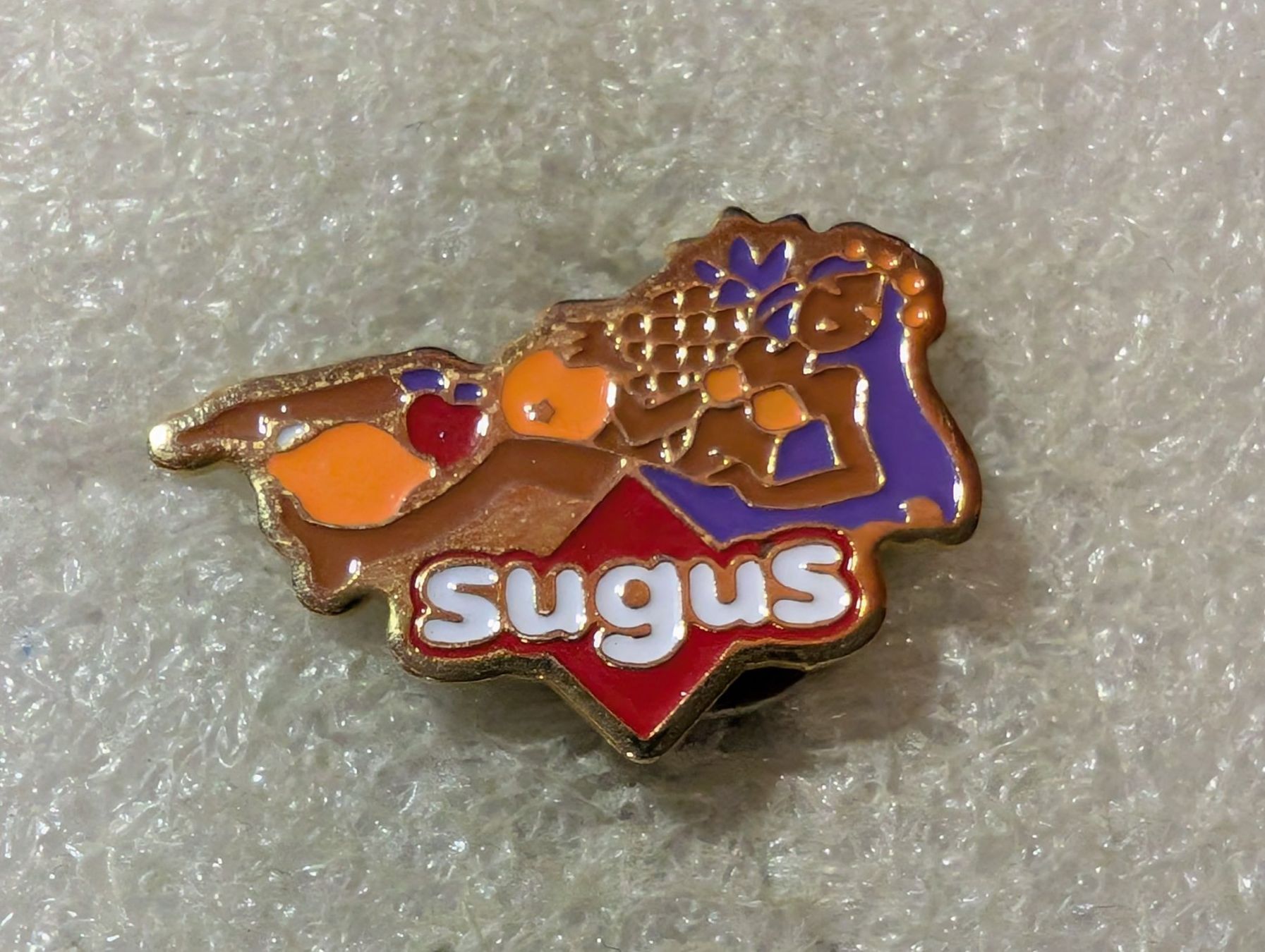 Placchette & Badge: Ansteckpin 133: Sugus – Usato da Oppligen venduto da Pin-Fall-Shop