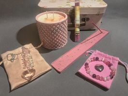 Set regalo in valigetta vintage 