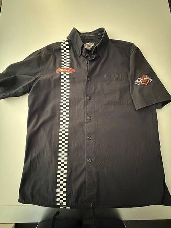 Original Harley Davidson Herren Baumwoll Hemd Gr M