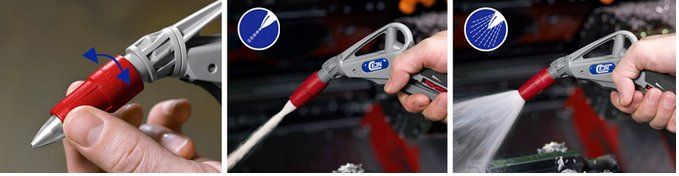 Tutti gli attrezzi: MultiFLOW Druckluft- und Flüssigkeitspistole Brause – Nuovo e nell'imballaggio originale da Kägiswil venduto da nick333 2