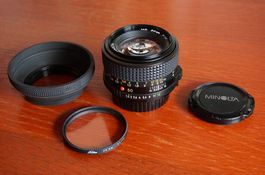 Minolta MD 50mm f1.4 lichtstarkes Normalobjektiv MC/MD Mount
