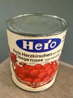 Alte Hero Blechdose - Dummy - vintage - Rote Herz-Kirschen