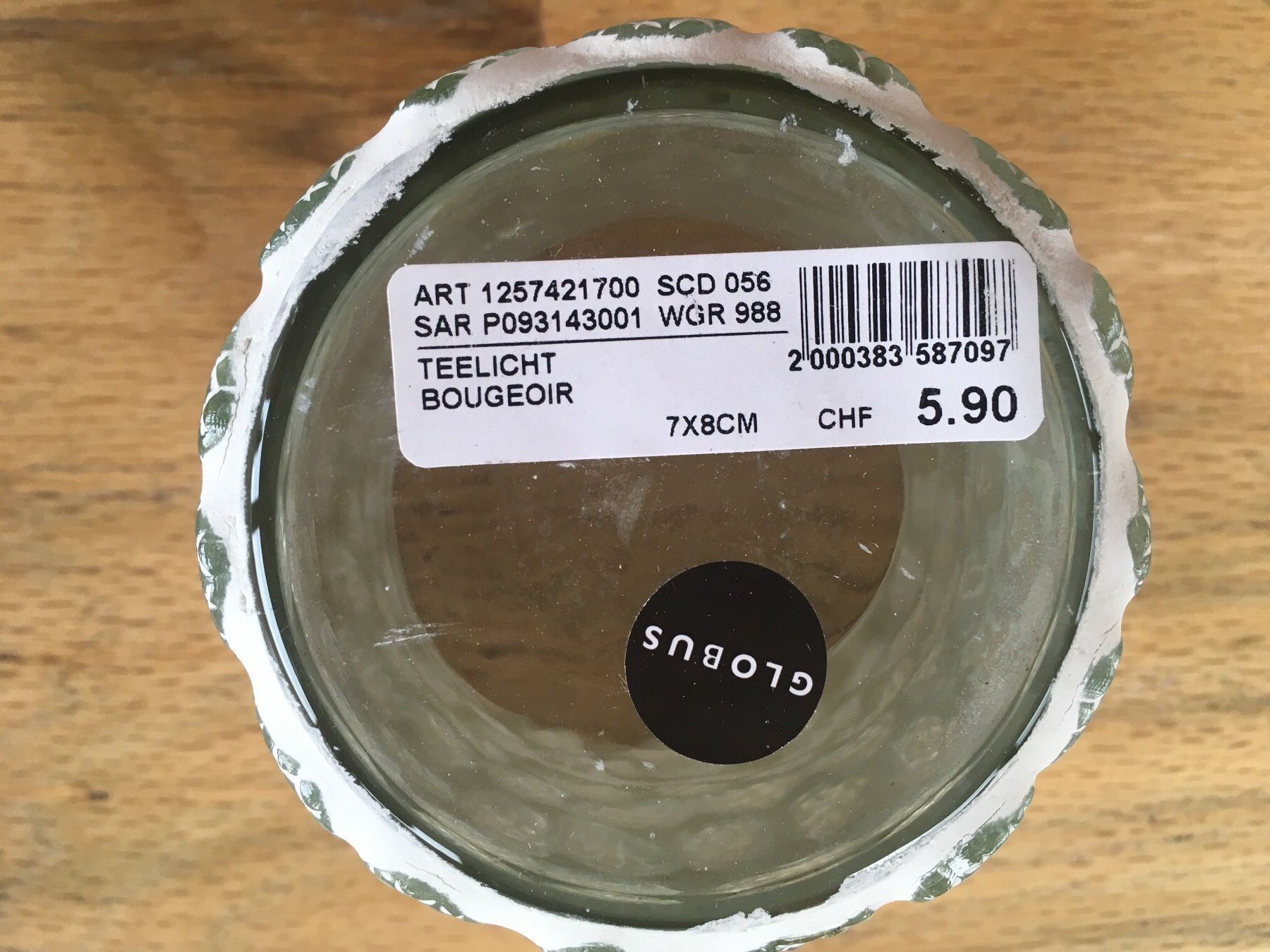 Gläser: 6 x Teelicht Bougeoir – Neu und originalverpackt aus Dittingen von Reh77 1