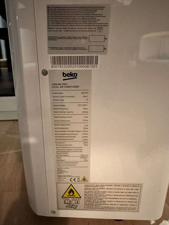 Klimagerät Beko BP207C 3