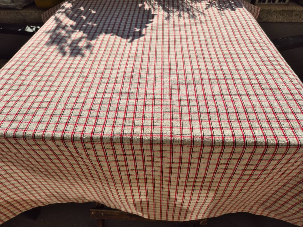 Weihnachtstischläufer Mit Santa Gnomes – Rustikale 3D-Deko Für Den Festtisch, 33 X 180 Cm, Grau, Waschbar