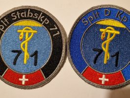 Duo Badges Spital Abt 71 Abzeichen